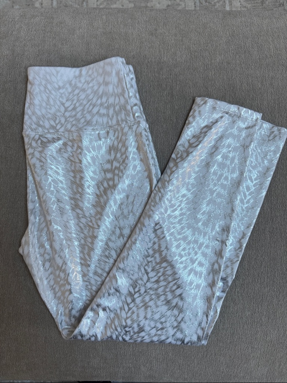 Kyodan Silver Animal Print Leggings